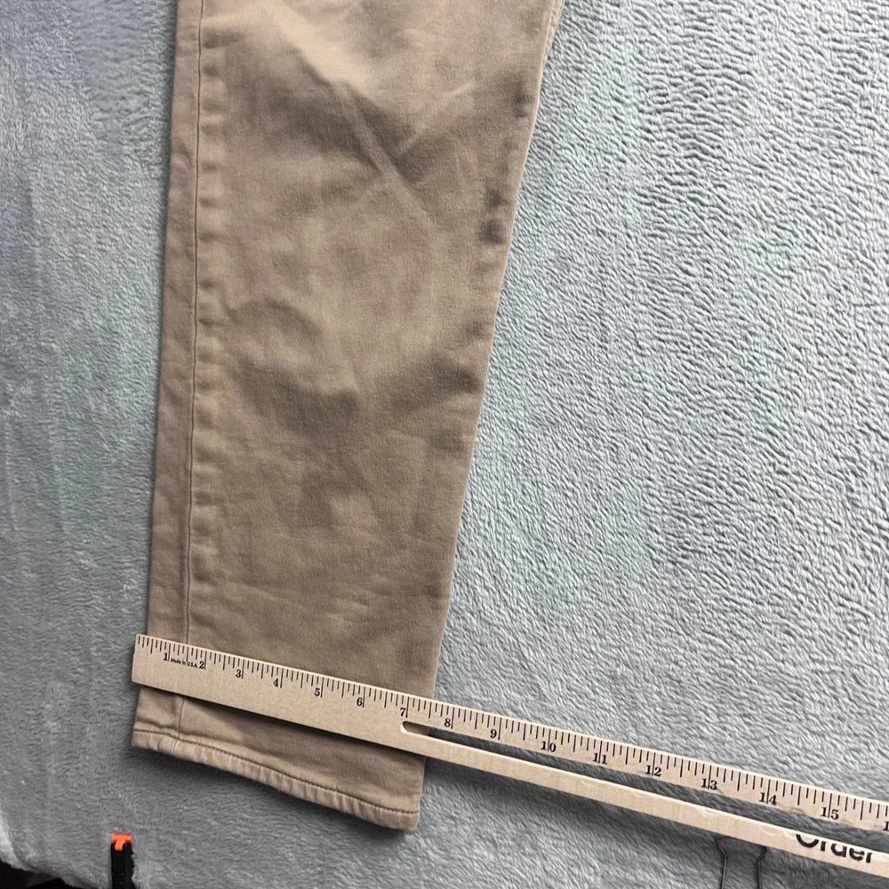 Banana Republic Traveler Slim Fit Khaki Chino Pants Mens 36x32 Tan Five Pocket